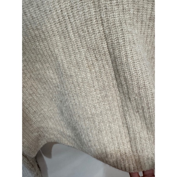 Reformation Lotto Wool Swester Sz M Tan Cropped - Picture 4 of 7